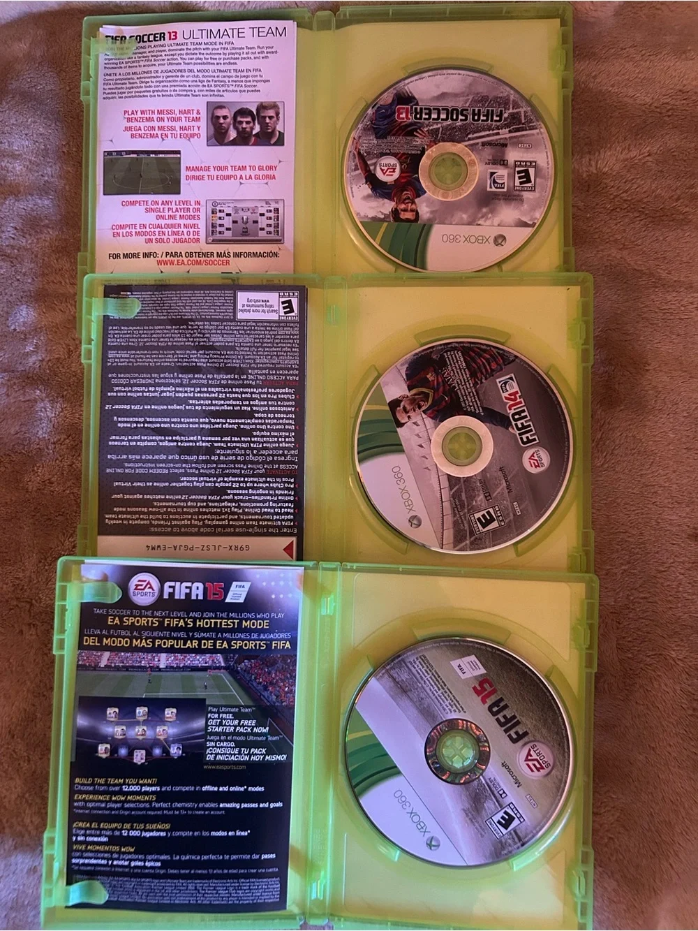 3 FIFA Xbox 360 Video Games